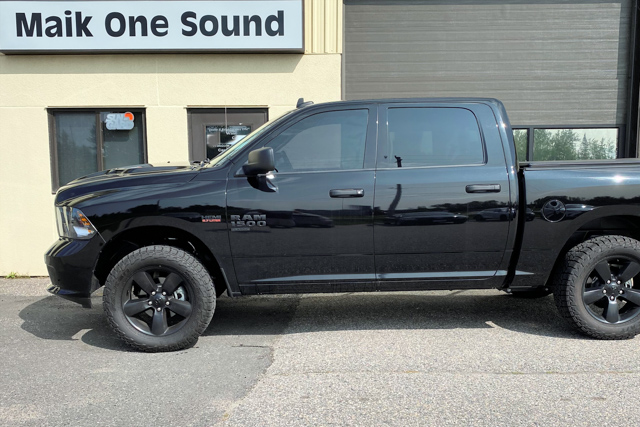 2020 RAM 1500 with professional window tint in North Bay